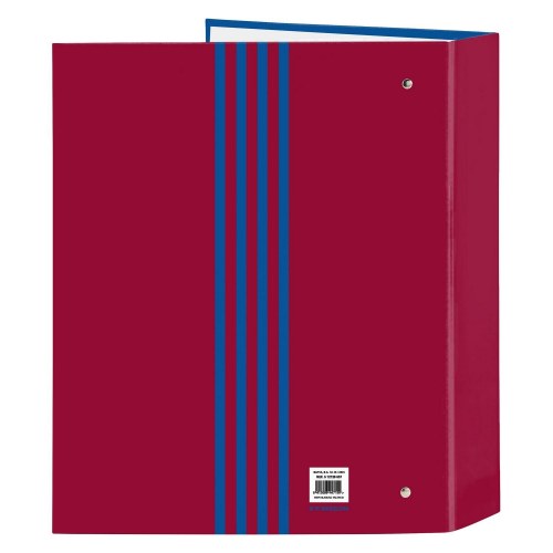 Ringbind F.C. Barcelona M657 - rødbrun/marineblå, A4 (27 × 33 × 6 cm)