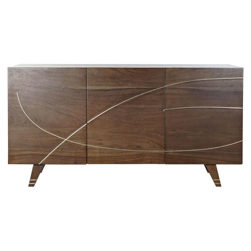 Skænk i mørkebrun akacie 145 × 41 × 76 cm