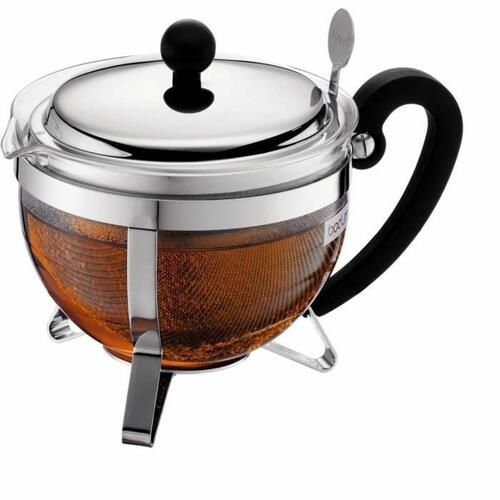 Bodum tekande - grå, 1 l, glas og rustfrit stål