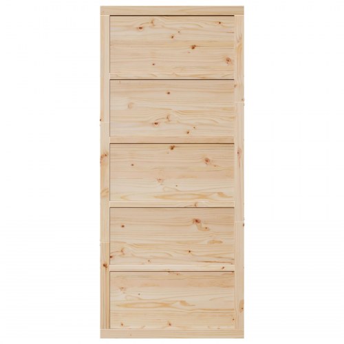 Ladeport Naturfarvet 100 x 208 cm Massivt fyrretræ