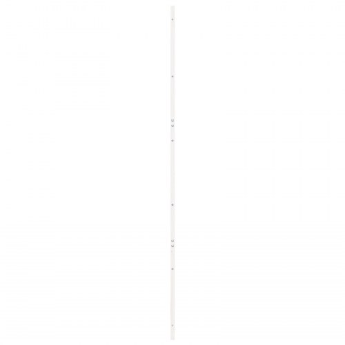 Ladeport Hvid 100 x 208 cm Massivt fyrretræ