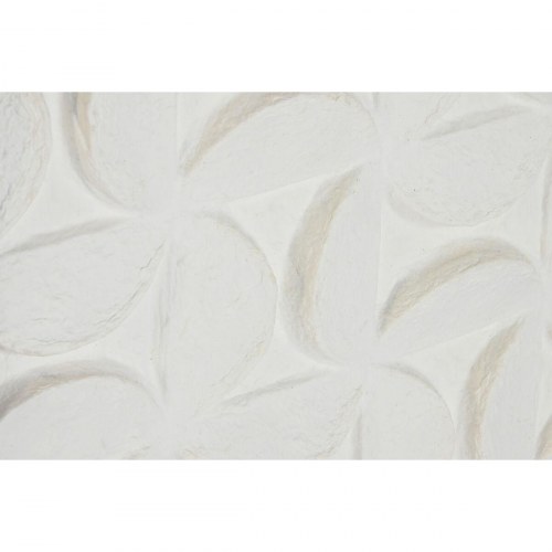 3D maleri i papir og polystyren - 60 × 3 × 80 cm (hvid/natur)