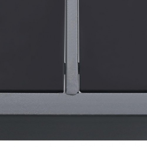 Havebord 190x90x74 cm stål antracitgrå