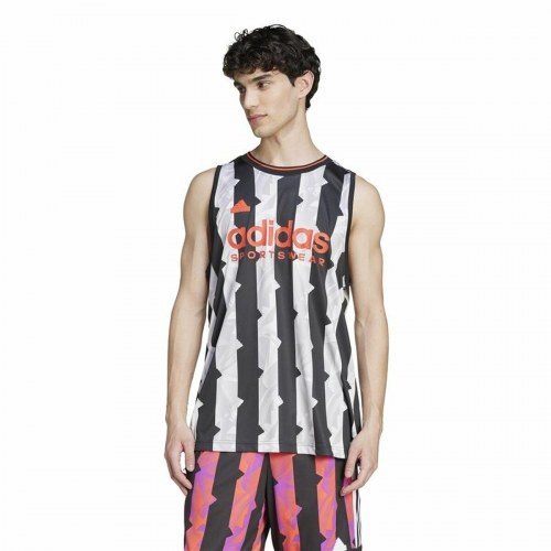 Adidas House of Tiro tanktop til mænd - hvid/sort (L)