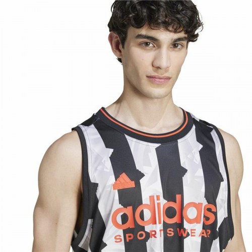 Adidas House of Tiro tanktop til mænd - hvid/sort (L)