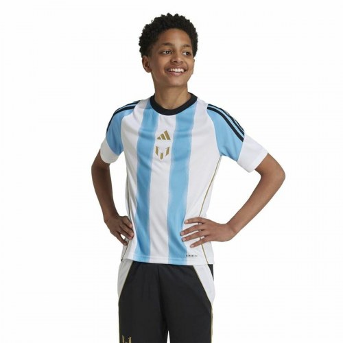 Adidas Messi træningstrøje til børn 9-10 år - blå/hvid
