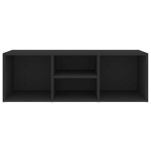 Skoreol 105x35x35 cm konstrueret træ sort