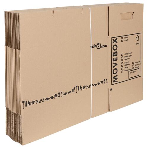 Flyttekasser 20 stk 59 x 31.5 x 31.5 cm Pap