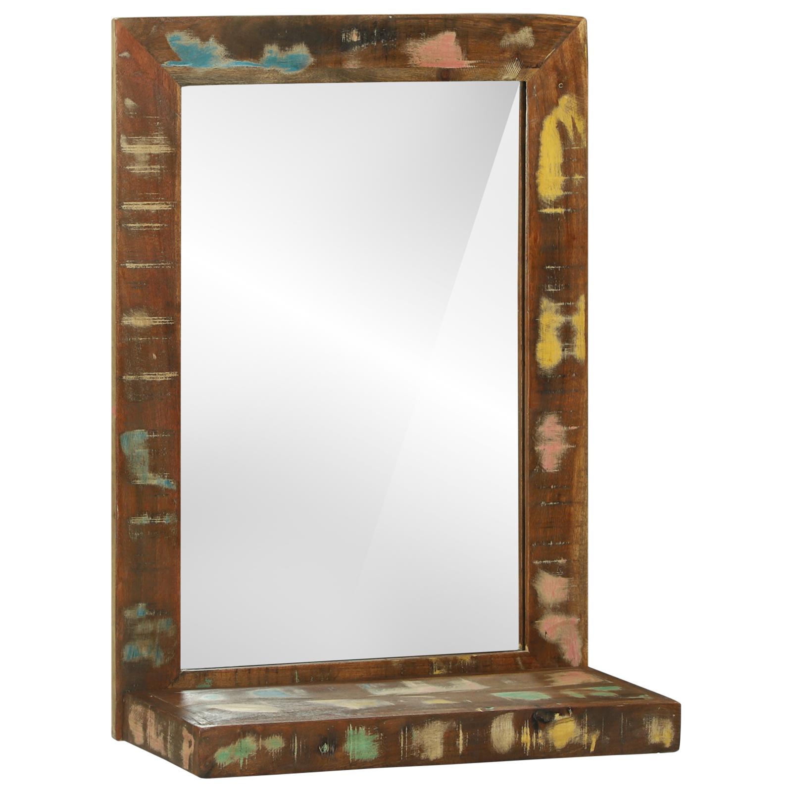 Badeværelsesspejl Brun 50 x 22 x 70 cm Solid Genbrugs Wood