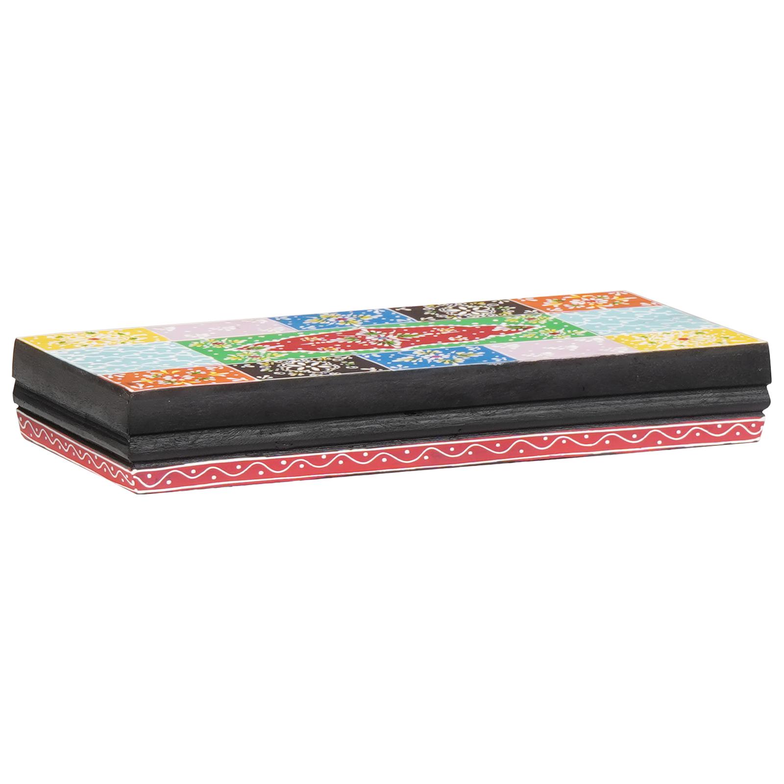 Væghylder 2 stk Flerfarvet 40 x 20 x 6 cm Massivt mangotræ