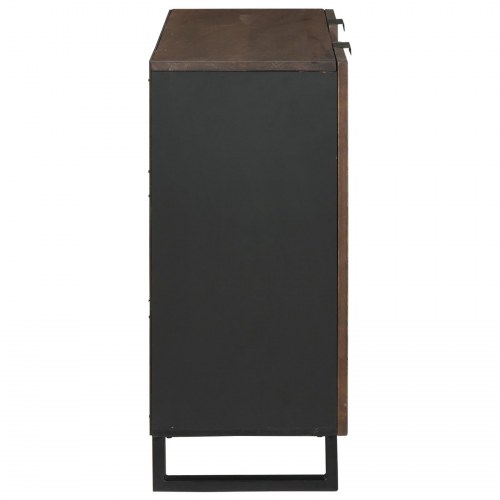 Sideboard 90x33.5x75 cm Massivt Træ Mango