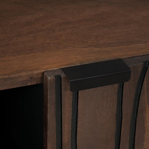 Sideboard 90x33.5x75 cm Massivt Træ Mango