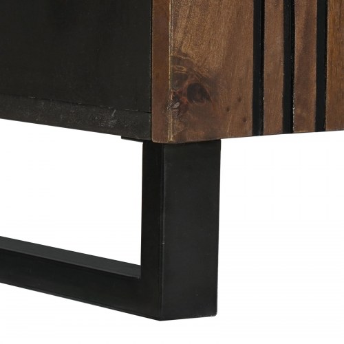 Sideboard 90x33.5x75 cm Massivt Træ Mango