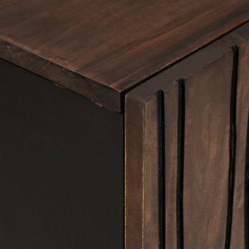 Sideboard 90x33.5x75 cm Massivt Træ Mango