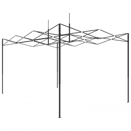 Walk-in drivhus med pop-up ramme Grøn 430x290x315 cm Stål