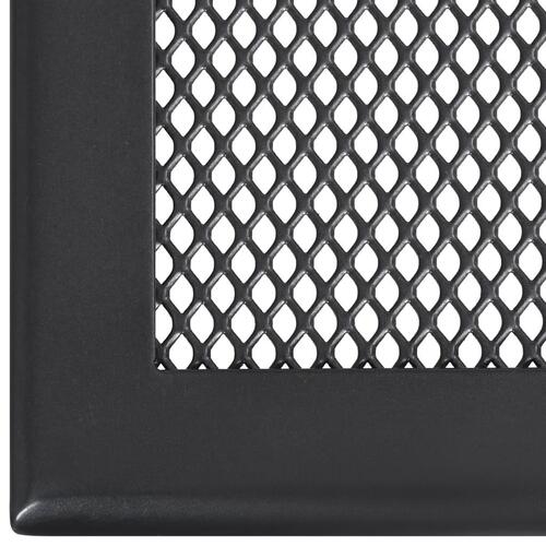 Foldbart bord 80x80x72 cm trådnet stål antracitgrå