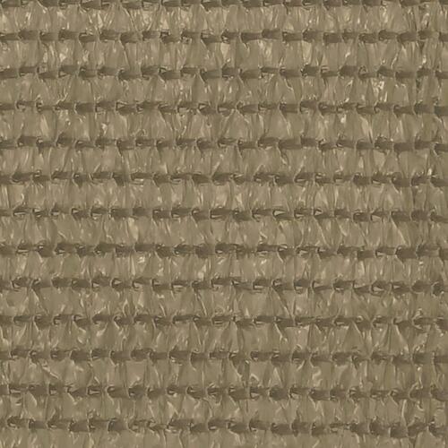 Altanafskærmning 120x600 cm HDPE gråbrun