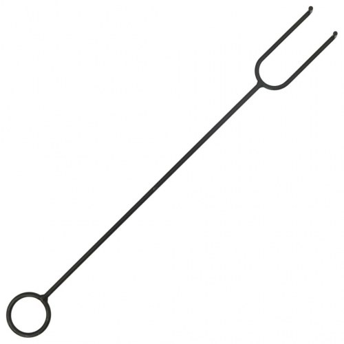 Bålfad med ildrager 76 cm - stort stål ildsted til have og terrasse