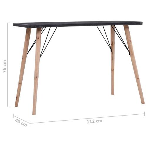 Konsolbord 112 x 40 x 76 cm MDF betonfinish