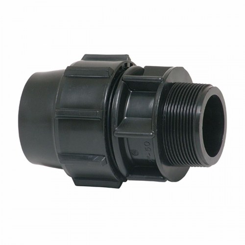 Plasson stik - hanstik 32 mm x 1″ i polypropylen