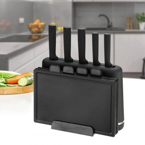 Feel Maestro knivsæt med holder - MR-1412 BLACK