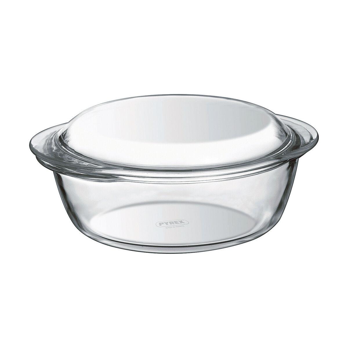 Gryde Med Låg Pyrex 14 L Hvid Gennemsigtig