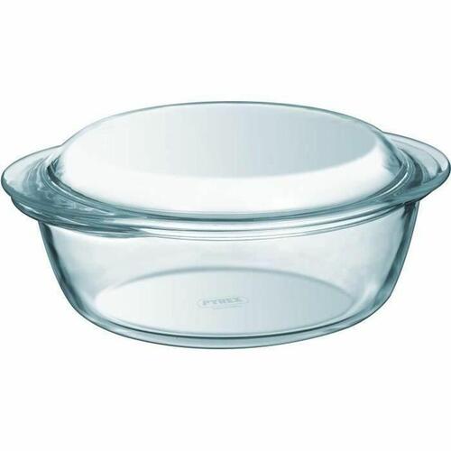 Gryde Med Låg Pyrex 1,4 L Hvid Gennemsigtig