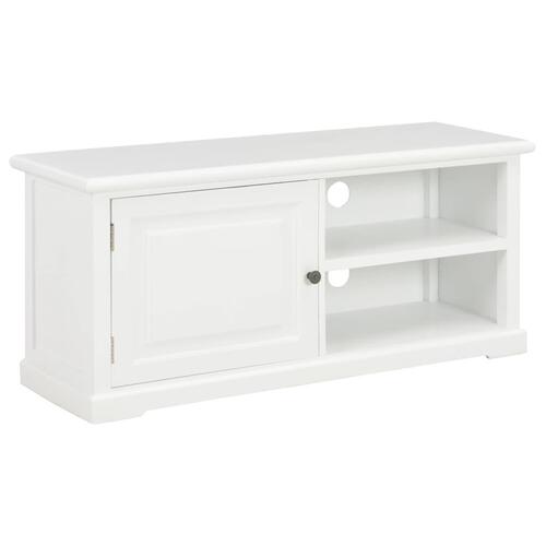 Tv-skab 90 x 30 x 40 cm træ hvid