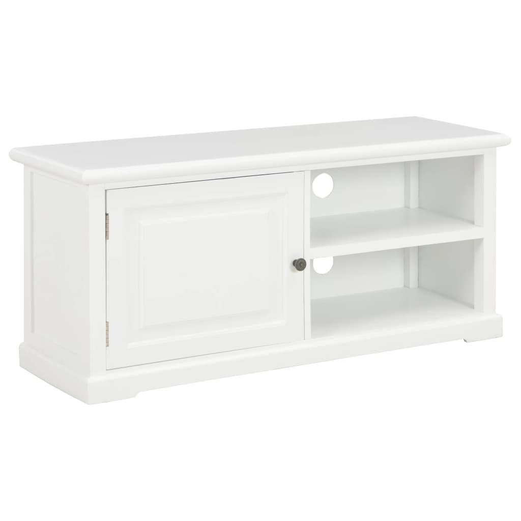 Tv-skab 90 x 30 x 40 cm træ hvid