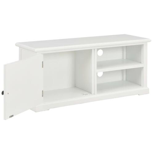 Tv-skab 90 x 30 x 40 cm træ hvid