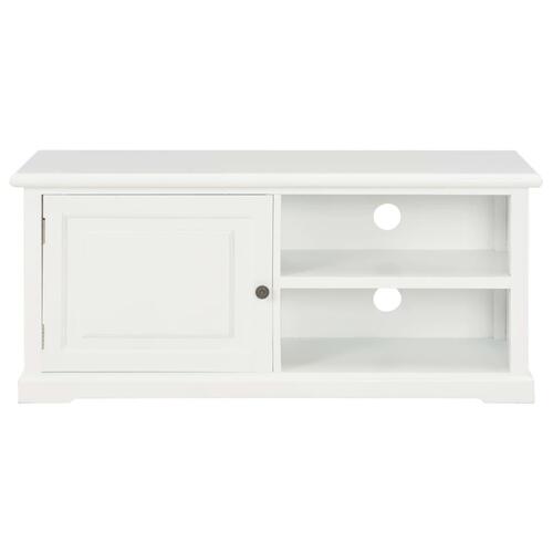 Tv-skab 90 x 30 x 40 cm træ hvid