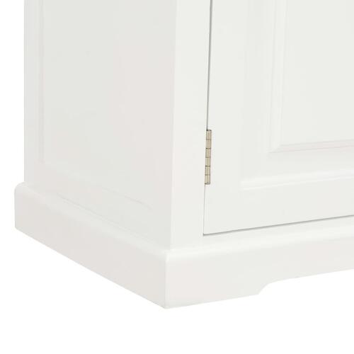 Tv-skab 90 x 30 x 40 cm træ hvid