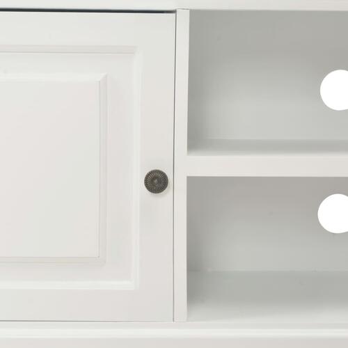 Tv-skab 90 x 30 x 40 cm træ hvid