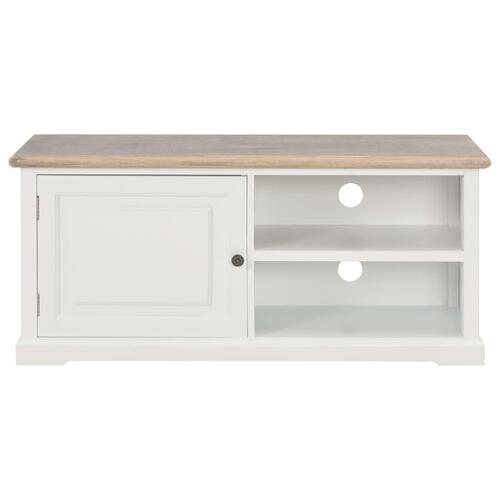 Tv-skab 90 x 30 x 40 cm træ hvid
