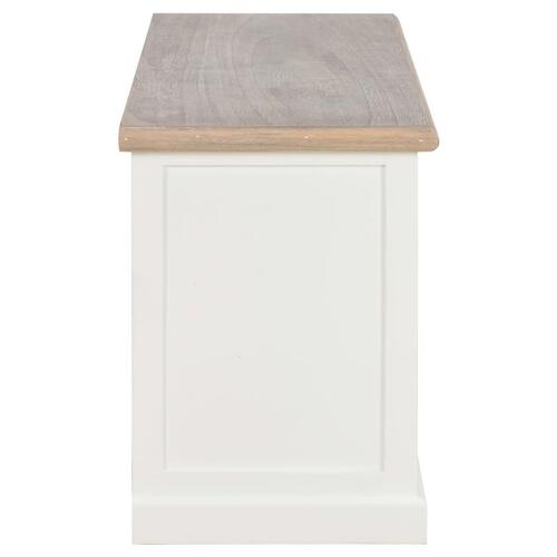 Tv-skab 90 x 30 x 40 cm træ hvid