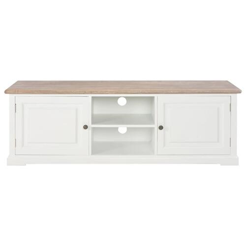 Tv-skab 120 x 30 x 40 cm træ hvid