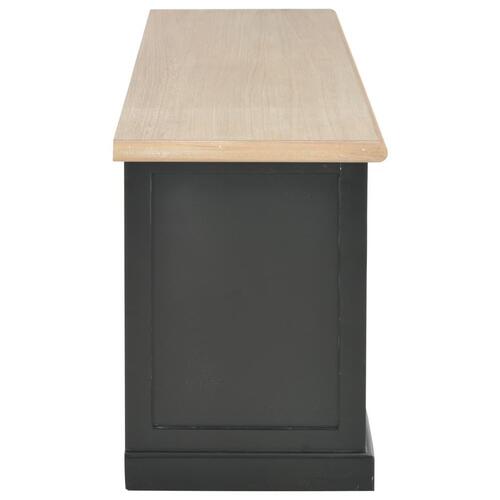 Tv-skab 120 x 30 x 40 cm træ sort