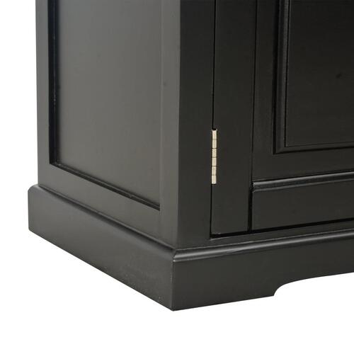 Tv-skab 120 x 30 x 40 cm træ sort