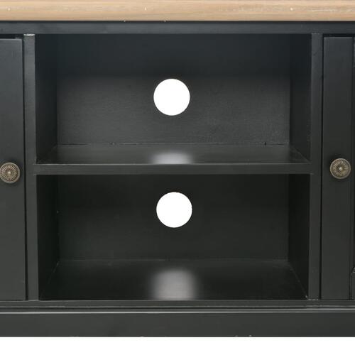 Tv-skab 120 x 30 x 40 cm træ sort