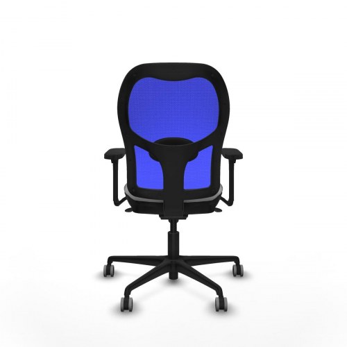 Kontorstol 3D036G0 - lysegrå, åndbar ryg