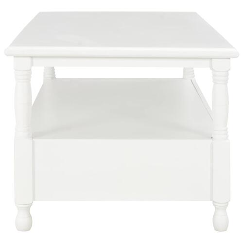 Sofabord 100 x 55 x 45 cm træ hvid