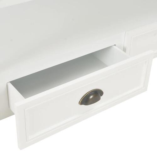 Sofabord 100 x 55 x 45 cm træ hvid