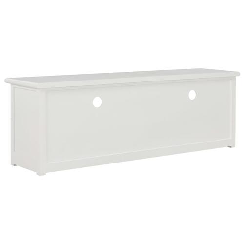 Tv-bord 120x30x40 cm træ hvid