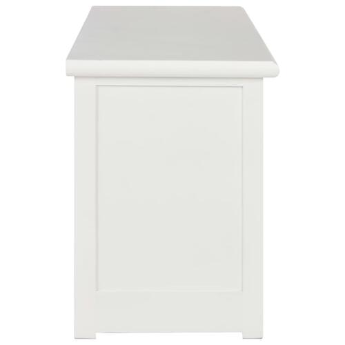 Tv-bord 120x30x40 cm træ hvid