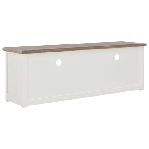 Tv-skab 120x30x40 cm træ hvid