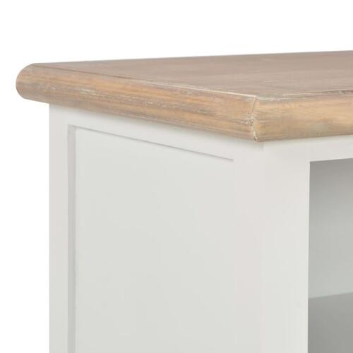 Tv-skab 120x30x40 cm træ hvid