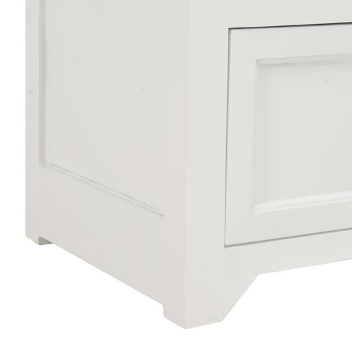 Tv-skab 120x30x40 cm træ hvid