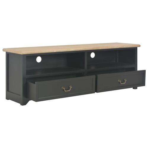 Tv-skab 120x30x40 cm træ sort