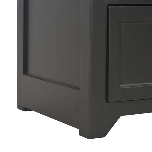 Tv-skab 120x30x40 cm træ sort