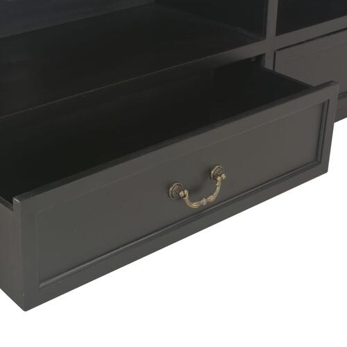 Tv-skab 120x30x40 cm træ sort
